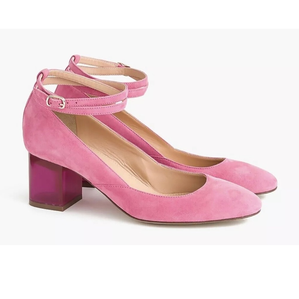 💥SOLD💥 NEW! J. Crew Leonard Pink Suede Pump
